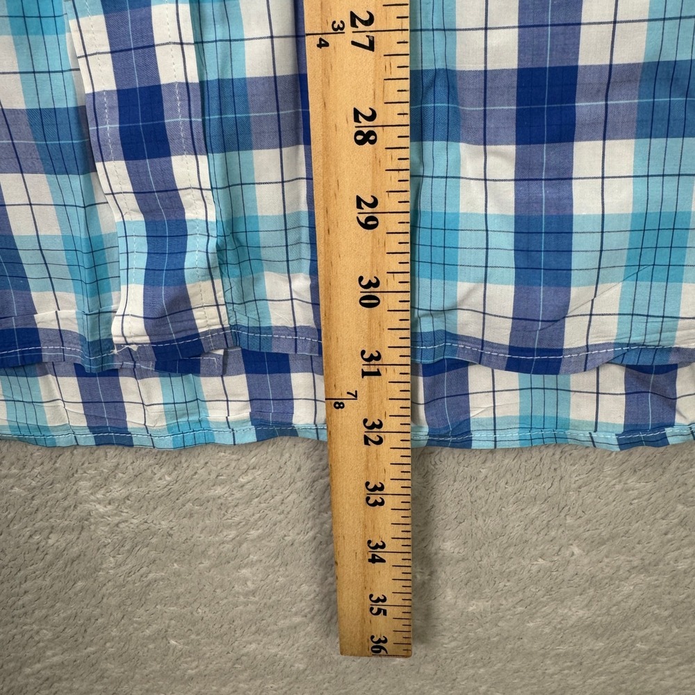 Gitman Bros Mens 2XL Plaid Button Down Long Sleeve Shirt‎ Made in USA Preppy EUC - Picture 5 of 7
